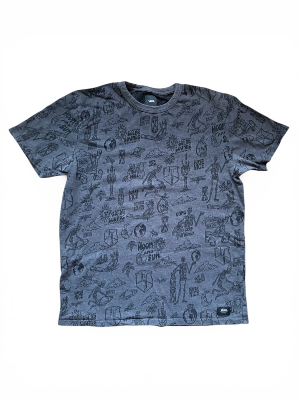 Vans Doom Bloom T-Shirt - Knight Asphalt Black